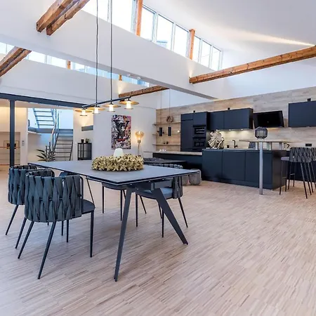 Luxus Wellness Loft - 245qm - Designwohnen Im Zentrum Apartmán