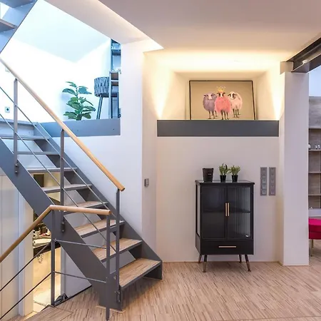 Apartment Luxus Wellness Loft - 245qm - Designwohnen Im Zentrum