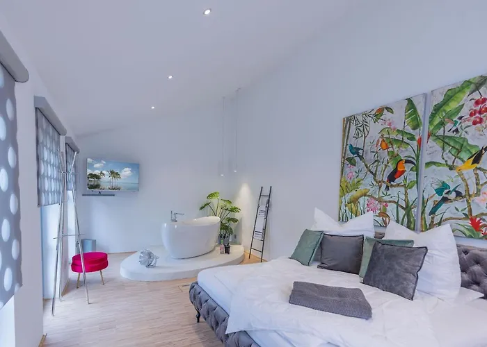 Appartement Luxus Wellness Loft - 245qm - Designwohnen Im Zentrum *