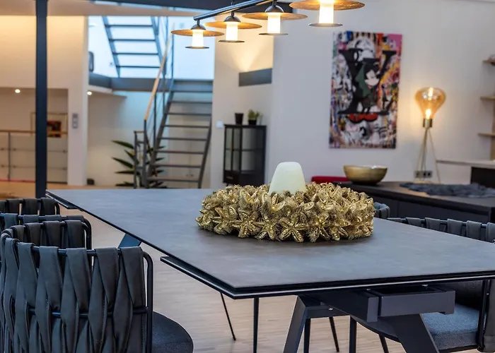 Appartement Luxus Wellness Loft - 245qm - Designwohnen Im Zentrum