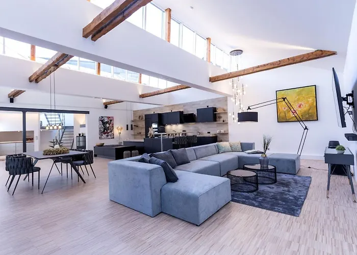 Apartamento Luxus Wellness Loft - 245qm - Designwohnen Im Zentrum Gütersloh
