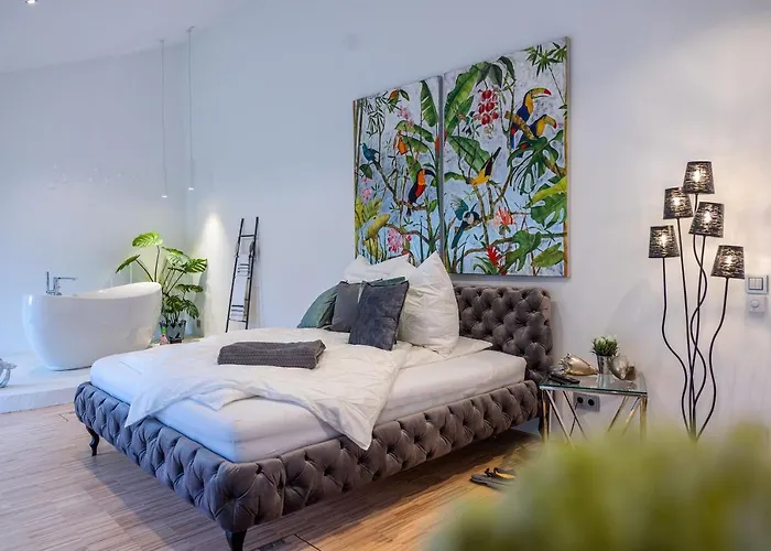 Luxus Wellness Loft - 245qm - Designwohnen Im Zentrum Apartamento Gütersloh