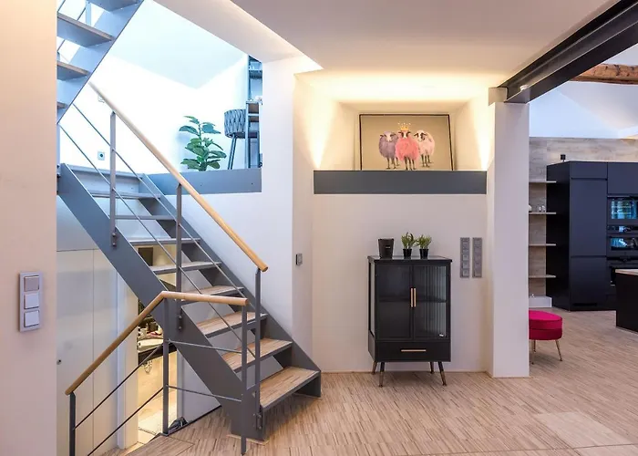 Apartamento Luxus Wellness Loft - 245qm - Designwohnen Im Zentrum
