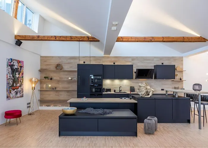 Luxus Wellness Loft - 245qm - Designwohnen Im Zentrum Apartamento Gütersloh