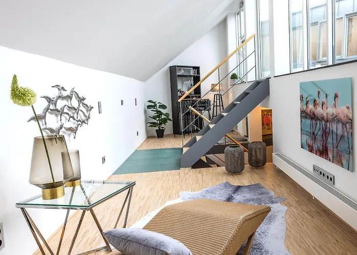 Appartement Luxus Wellness Loft - 245qm - Designwohnen Im Zentrum