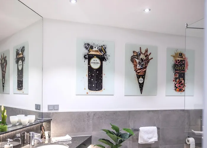 Appartement Luxus Wellness Loft - 245qm - Designwohnen Im Zentrum Gütersloh